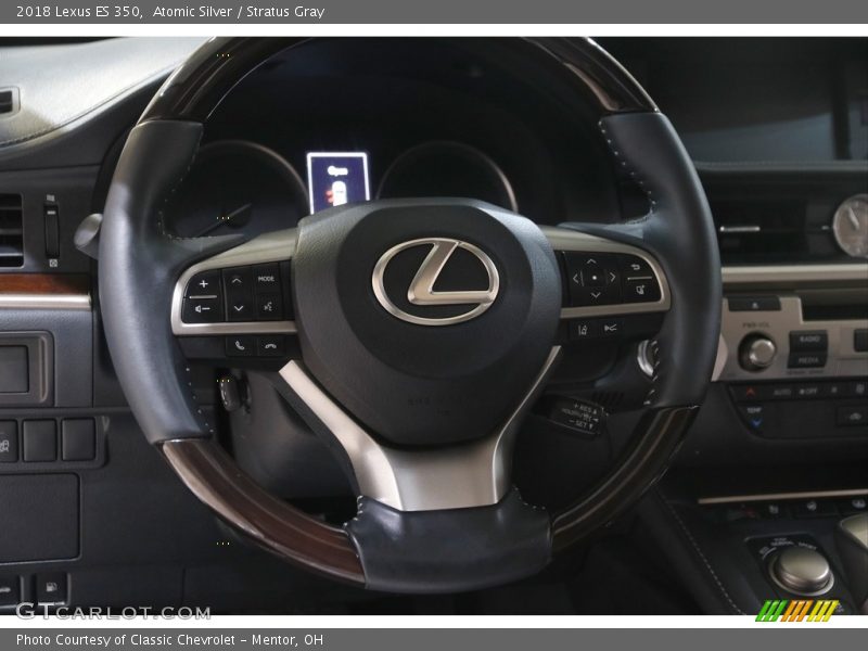 Atomic Silver / Stratus Gray 2018 Lexus ES 350