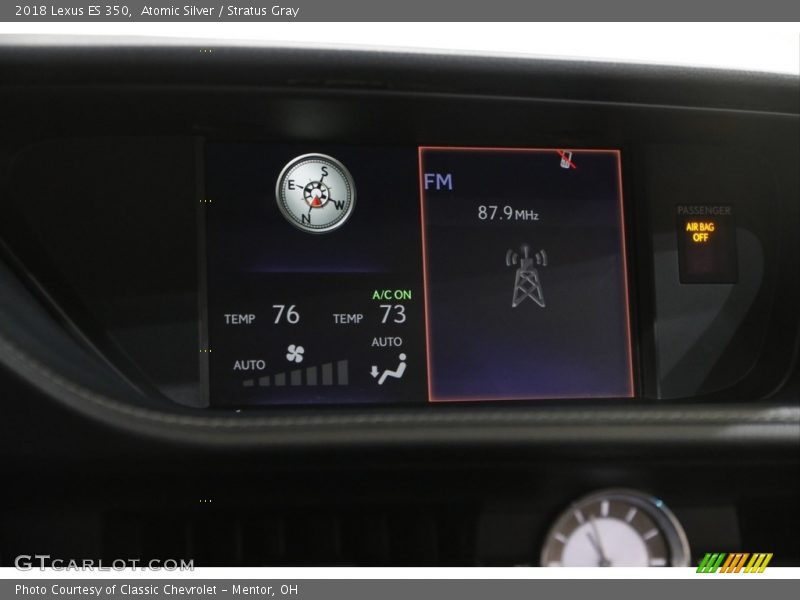 Atomic Silver / Stratus Gray 2018 Lexus ES 350