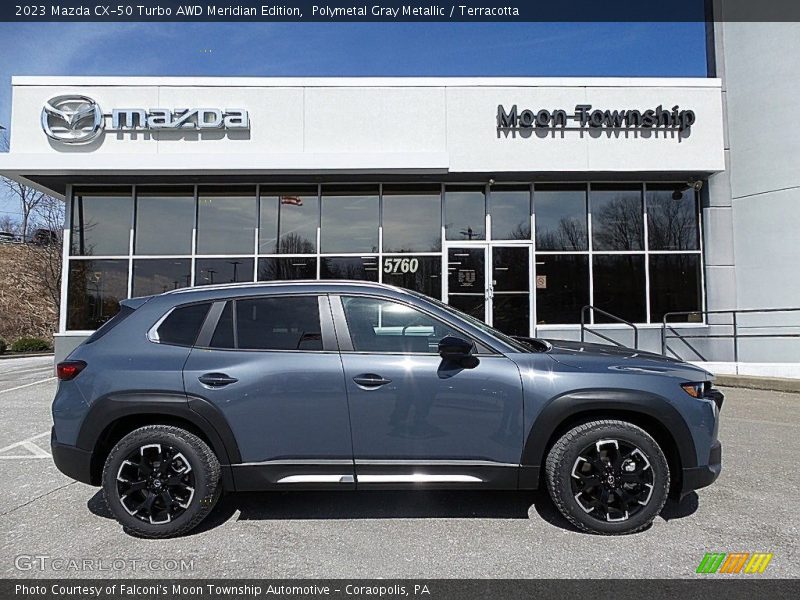 Polymetal Gray Metallic / Terracotta 2023 Mazda CX-50 Turbo AWD Meridian Edition
