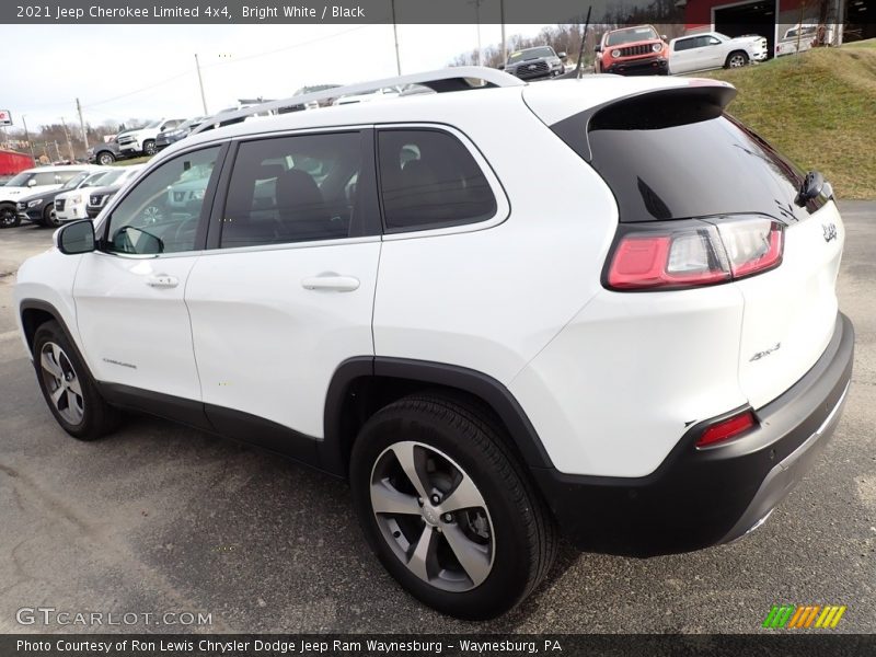 Bright White / Black 2021 Jeep Cherokee Limited 4x4