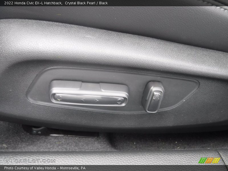 Crystal Black Pearl / Black 2022 Honda Civic EX-L Hatchback