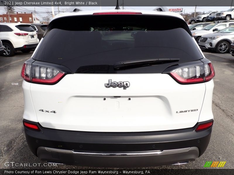 Bright White / Black 2021 Jeep Cherokee Limited 4x4