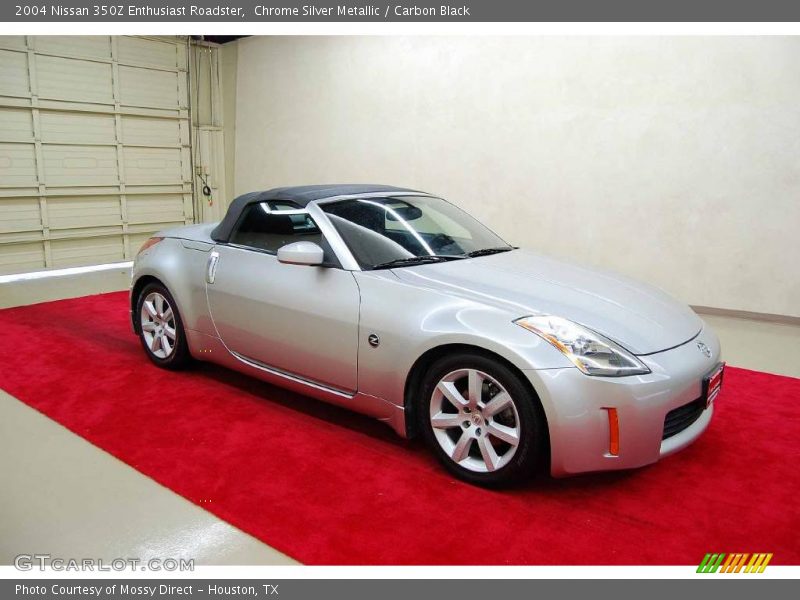Chrome Silver Metallic / Carbon Black 2004 Nissan 350Z Enthusiast Roadster