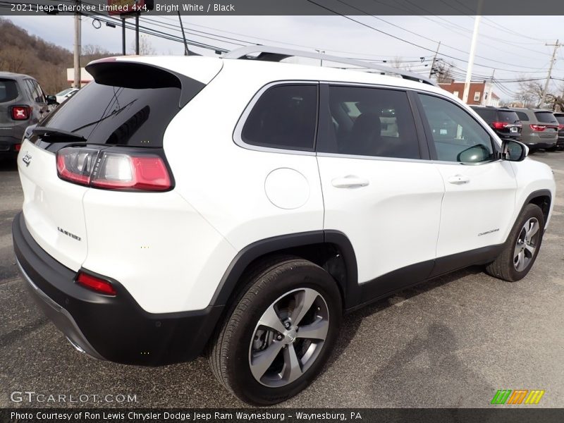 Bright White / Black 2021 Jeep Cherokee Limited 4x4