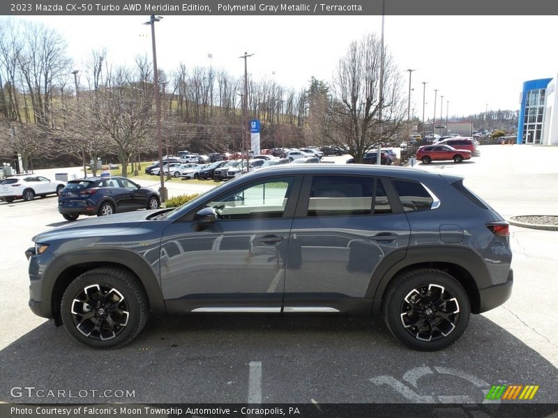 Polymetal Gray Metallic / Terracotta 2023 Mazda CX-50 Turbo AWD Meridian Edition