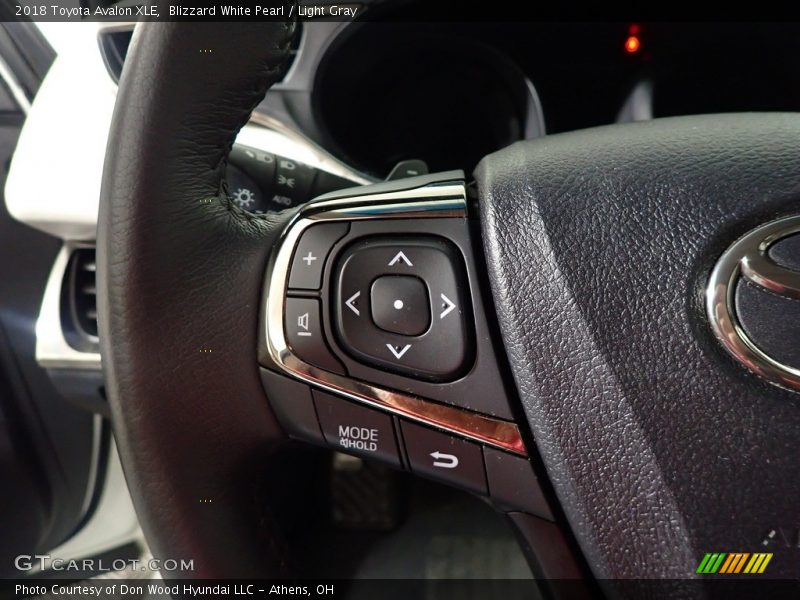 Blizzard White Pearl / Light Gray 2018 Toyota Avalon XLE