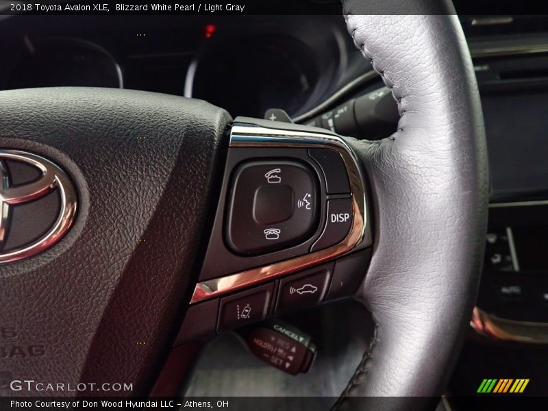 Blizzard White Pearl / Light Gray 2018 Toyota Avalon XLE