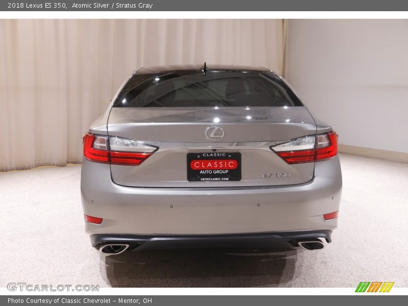 Atomic Silver / Stratus Gray 2018 Lexus ES 350