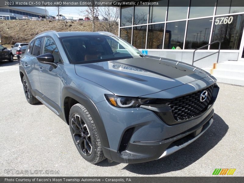 Polymetal Gray Metallic / Terracotta 2023 Mazda CX-50 Turbo AWD Meridian Edition