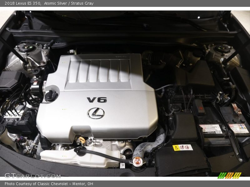 Atomic Silver / Stratus Gray 2018 Lexus ES 350