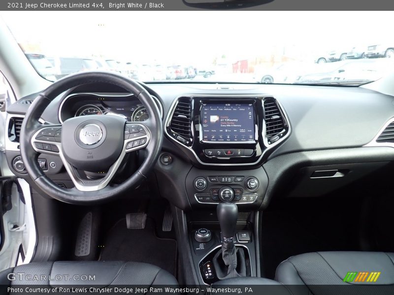 Bright White / Black 2021 Jeep Cherokee Limited 4x4