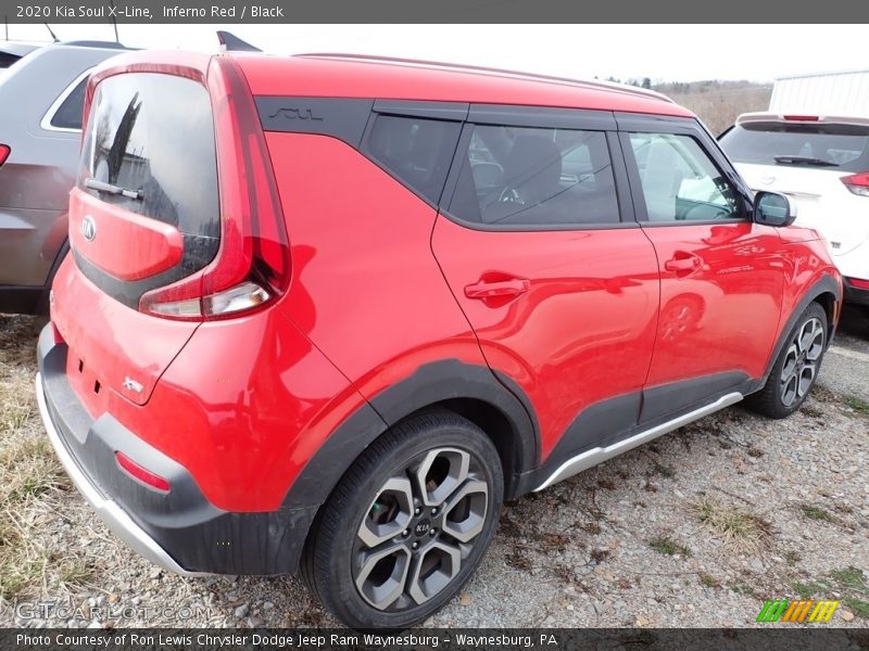 Inferno Red / Black 2020 Kia Soul X-Line