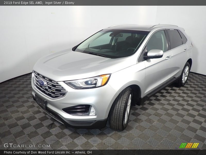 Ingot Silver / Ebony 2019 Ford Edge SEL AWD