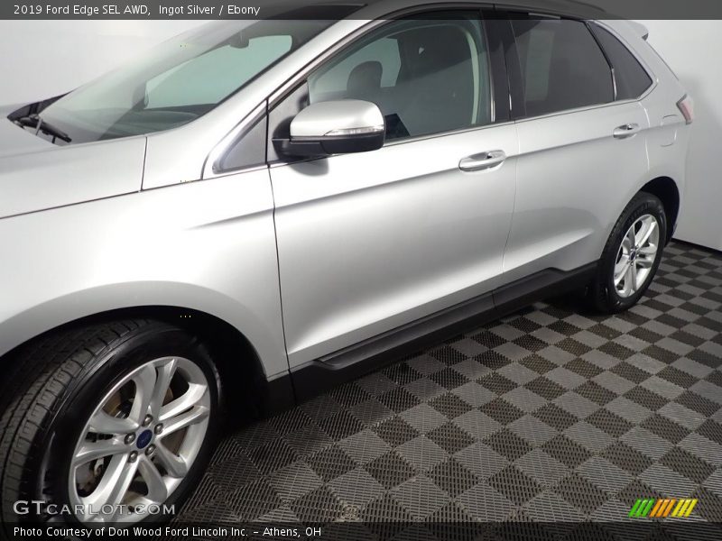 Ingot Silver / Ebony 2019 Ford Edge SEL AWD