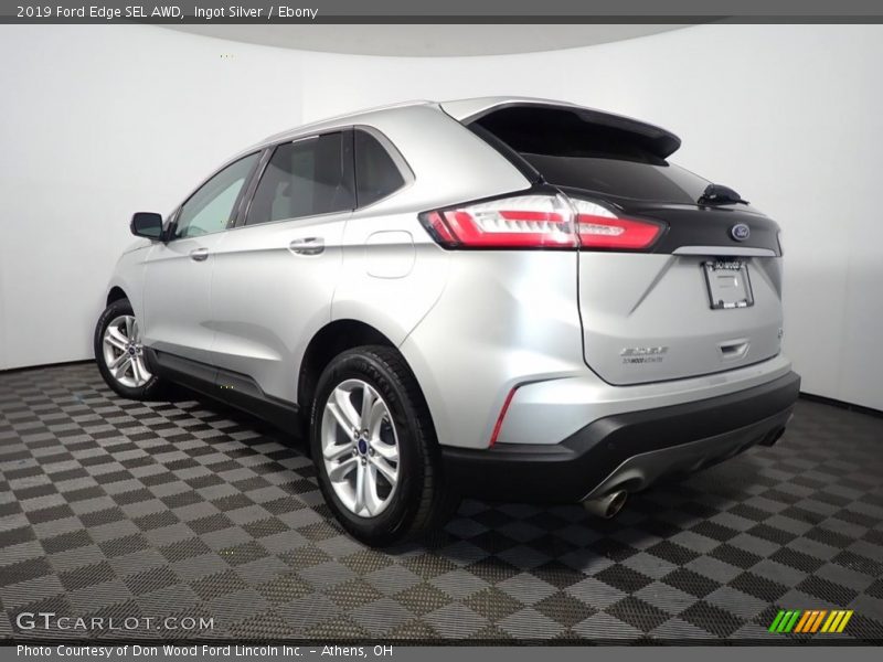 Ingot Silver / Ebony 2019 Ford Edge SEL AWD