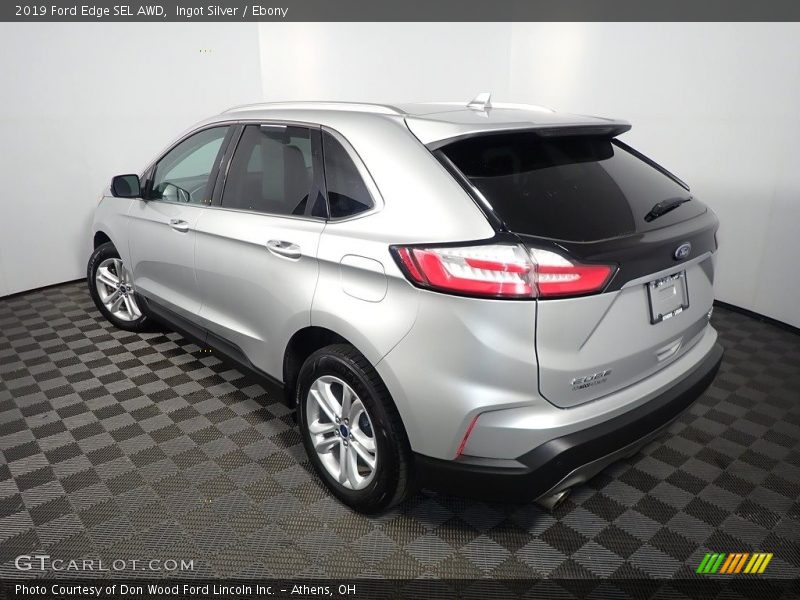 Ingot Silver / Ebony 2019 Ford Edge SEL AWD