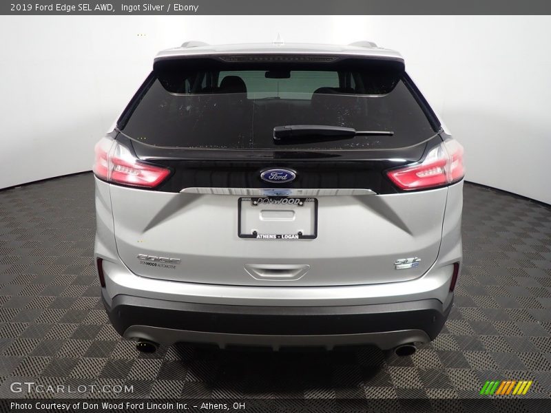 Ingot Silver / Ebony 2019 Ford Edge SEL AWD