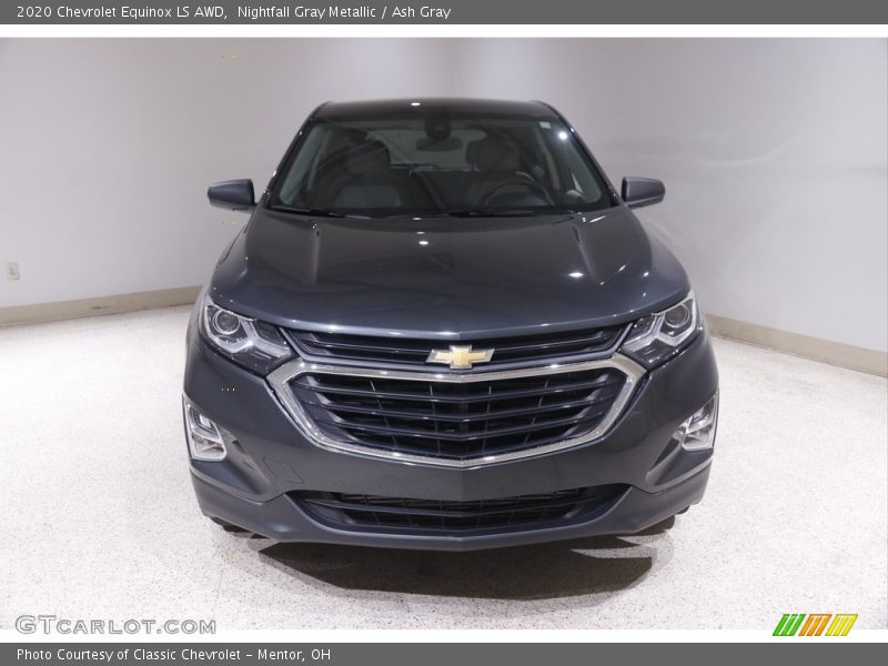 Nightfall Gray Metallic / Ash Gray 2020 Chevrolet Equinox LS AWD
