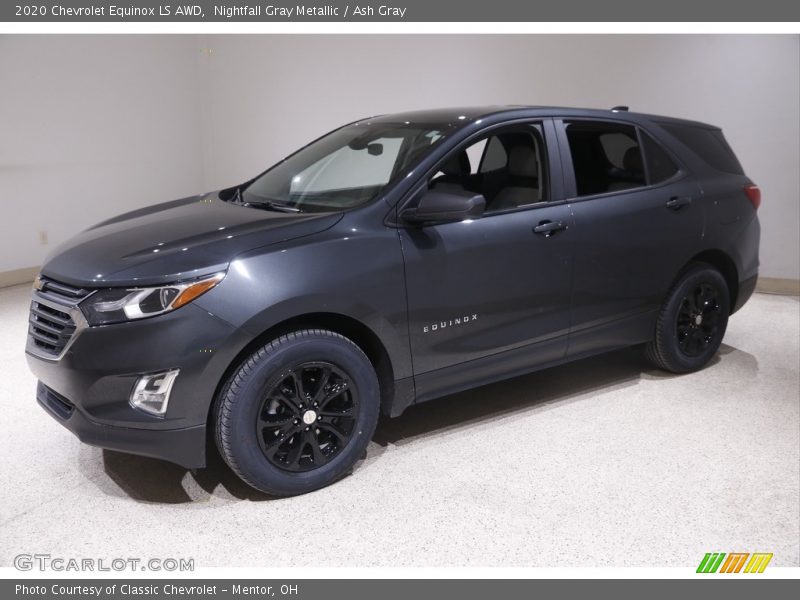 Nightfall Gray Metallic / Ash Gray 2020 Chevrolet Equinox LS AWD