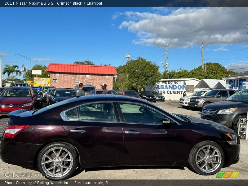 Crimson Black / Charcoal 2011 Nissan Maxima 3.5 S