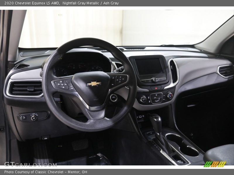 Nightfall Gray Metallic / Ash Gray 2020 Chevrolet Equinox LS AWD