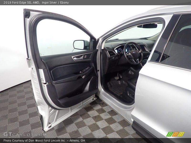 Ingot Silver / Ebony 2019 Ford Edge SEL AWD
