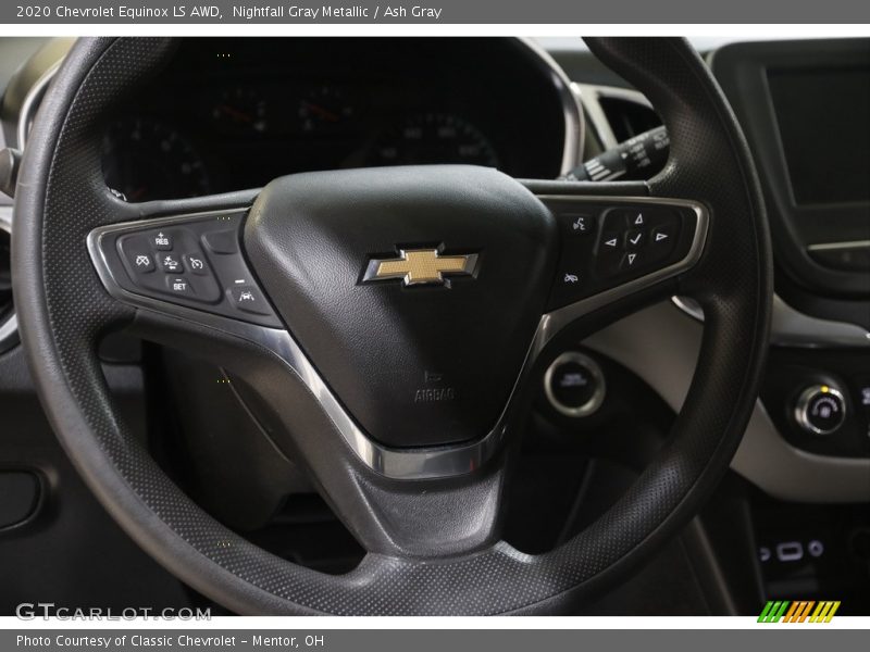 Nightfall Gray Metallic / Ash Gray 2020 Chevrolet Equinox LS AWD