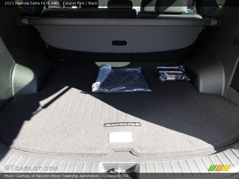 Calypso Red / Black 2023 Hyundai Santa Fe SE AWD