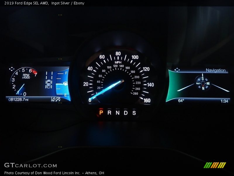 Ingot Silver / Ebony 2019 Ford Edge SEL AWD