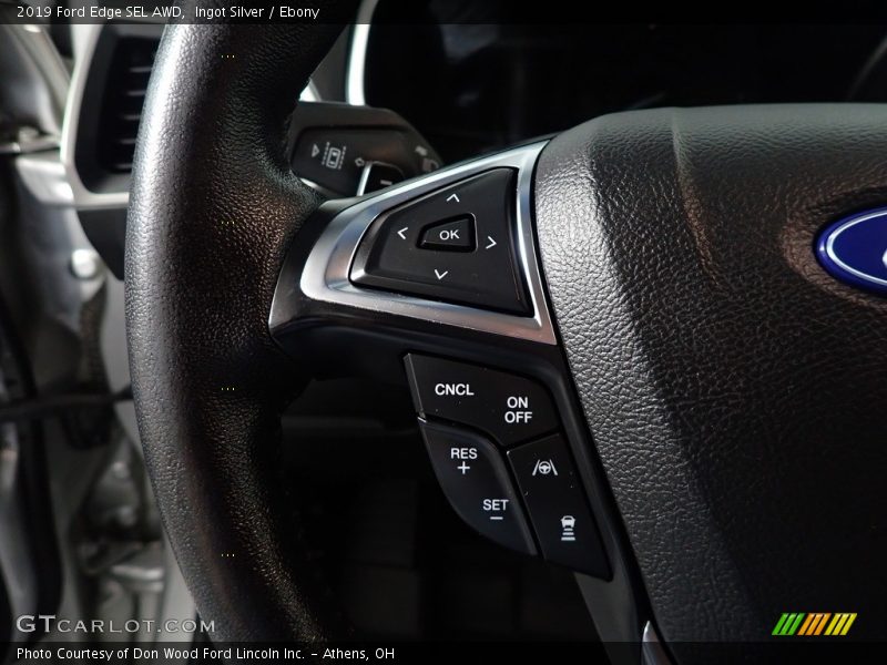 Ingot Silver / Ebony 2019 Ford Edge SEL AWD