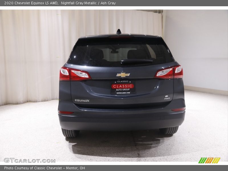 Nightfall Gray Metallic / Ash Gray 2020 Chevrolet Equinox LS AWD