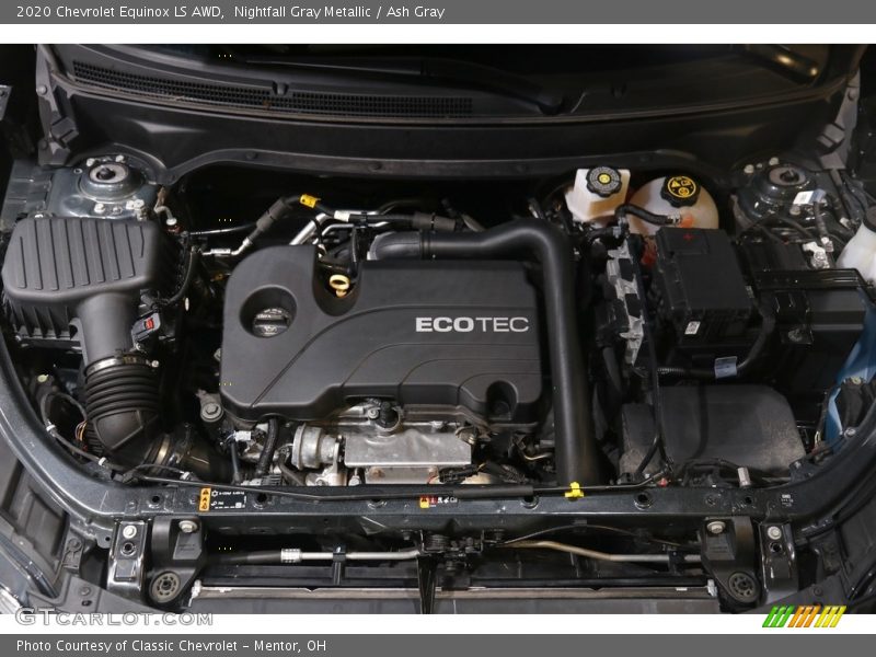 Nightfall Gray Metallic / Ash Gray 2020 Chevrolet Equinox LS AWD