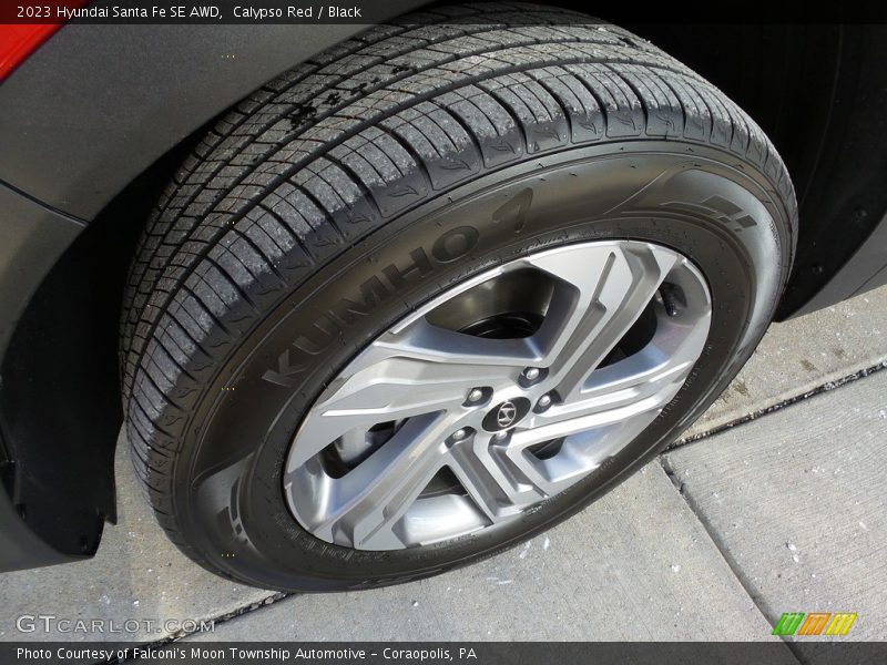 Calypso Red / Black 2023 Hyundai Santa Fe SE AWD