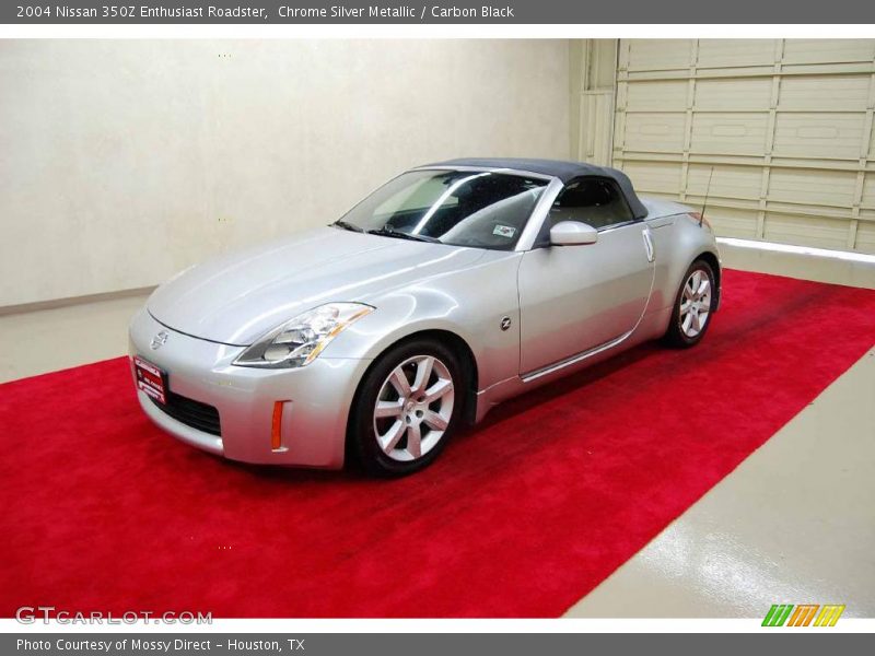 Chrome Silver Metallic / Carbon Black 2004 Nissan 350Z Enthusiast Roadster