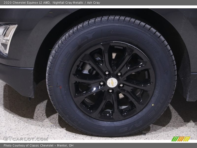 Nightfall Gray Metallic / Ash Gray 2020 Chevrolet Equinox LS AWD