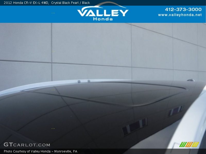 Crystal Black Pearl / Black 2012 Honda CR-V EX-L 4WD