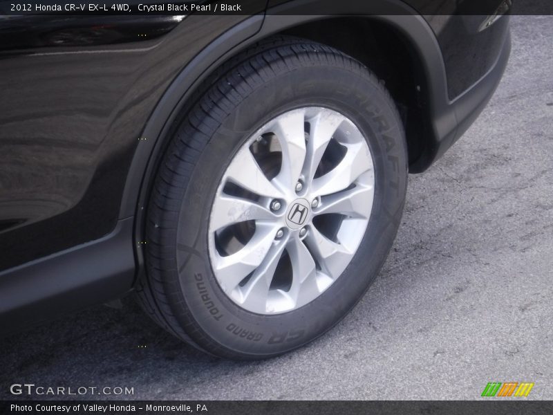 Crystal Black Pearl / Black 2012 Honda CR-V EX-L 4WD