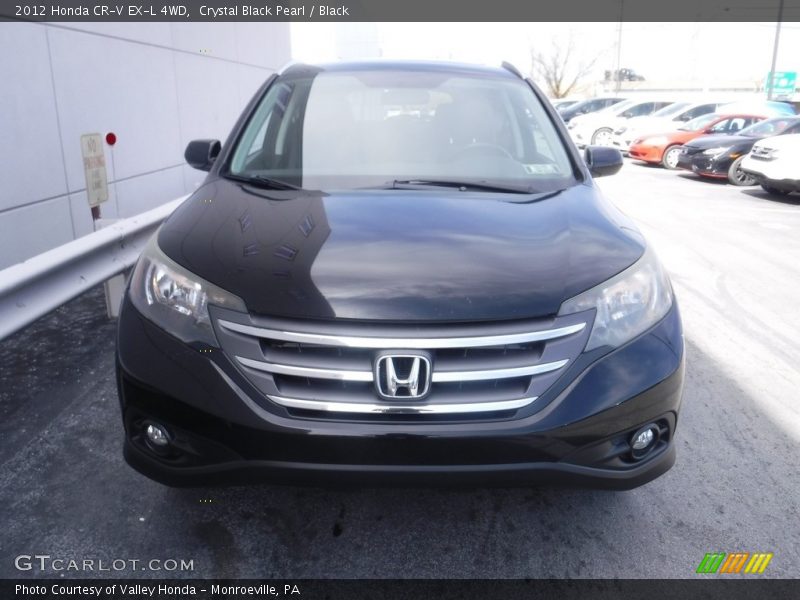 Crystal Black Pearl / Black 2012 Honda CR-V EX-L 4WD