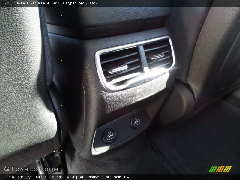 Calypso Red / Black 2023 Hyundai Santa Fe SE AWD