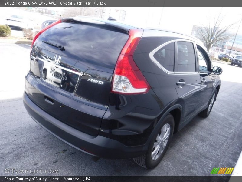 Crystal Black Pearl / Black 2012 Honda CR-V EX-L 4WD