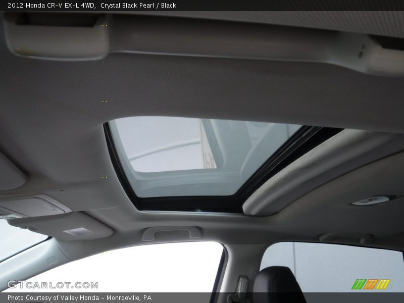 Crystal Black Pearl / Black 2012 Honda CR-V EX-L 4WD
