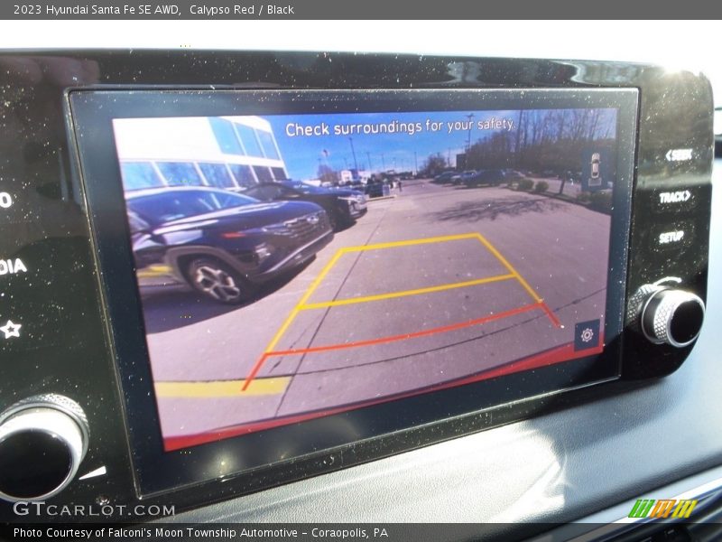 Calypso Red / Black 2023 Hyundai Santa Fe SE AWD