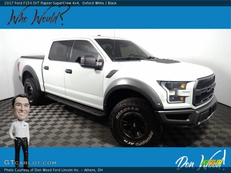 Oxford White / Black 2017 Ford F150 SVT Raptor SuperCrew 4x4