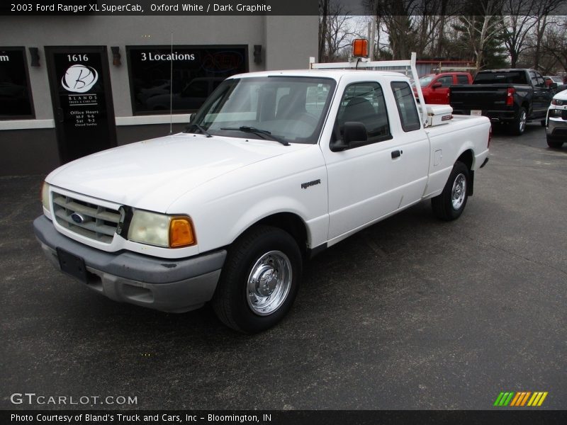 Oxford White / Dark Graphite 2003 Ford Ranger XL SuperCab