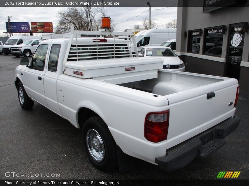 Oxford White / Dark Graphite 2003 Ford Ranger XL SuperCab