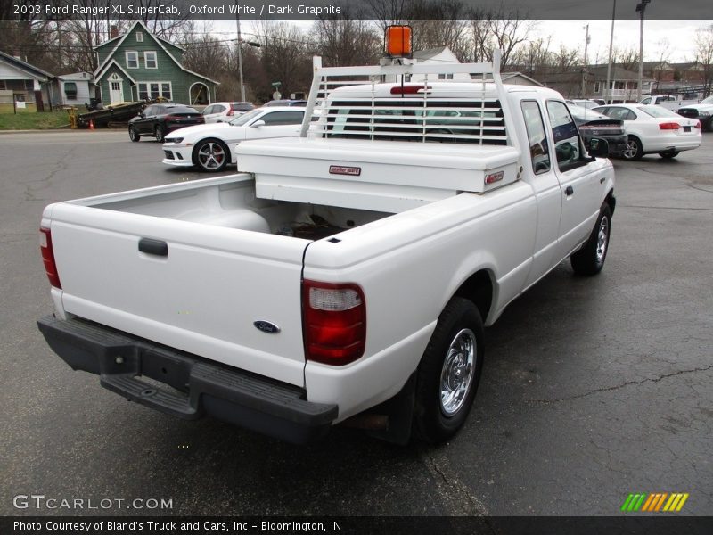 Oxford White / Dark Graphite 2003 Ford Ranger XL SuperCab
