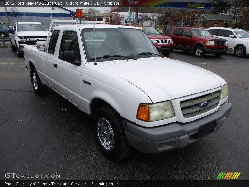 Oxford White / Dark Graphite 2003 Ford Ranger XL SuperCab