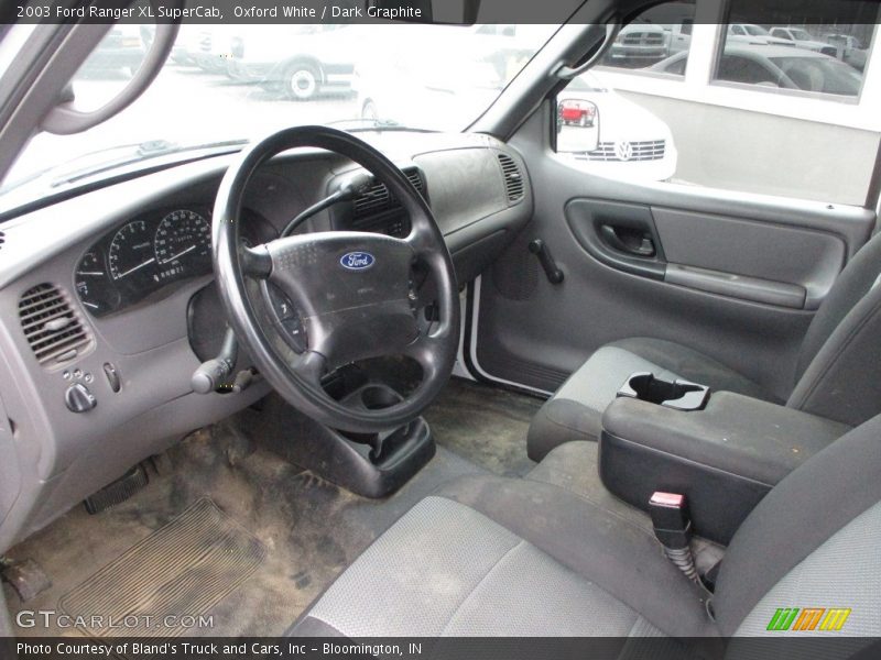 Oxford White / Dark Graphite 2003 Ford Ranger XL SuperCab