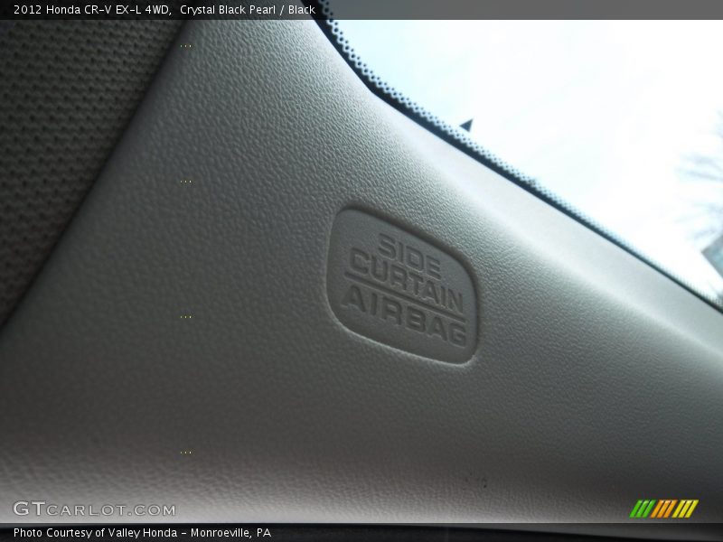 Crystal Black Pearl / Black 2012 Honda CR-V EX-L 4WD