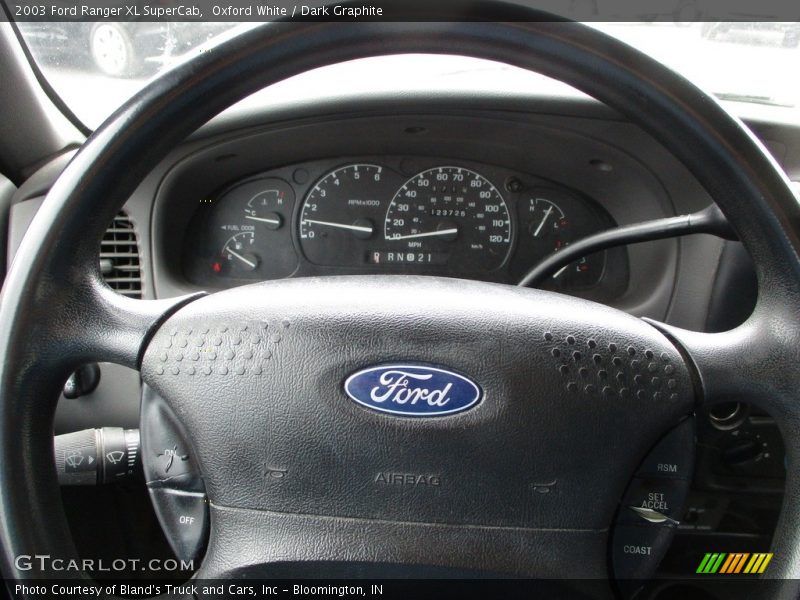 Oxford White / Dark Graphite 2003 Ford Ranger XL SuperCab